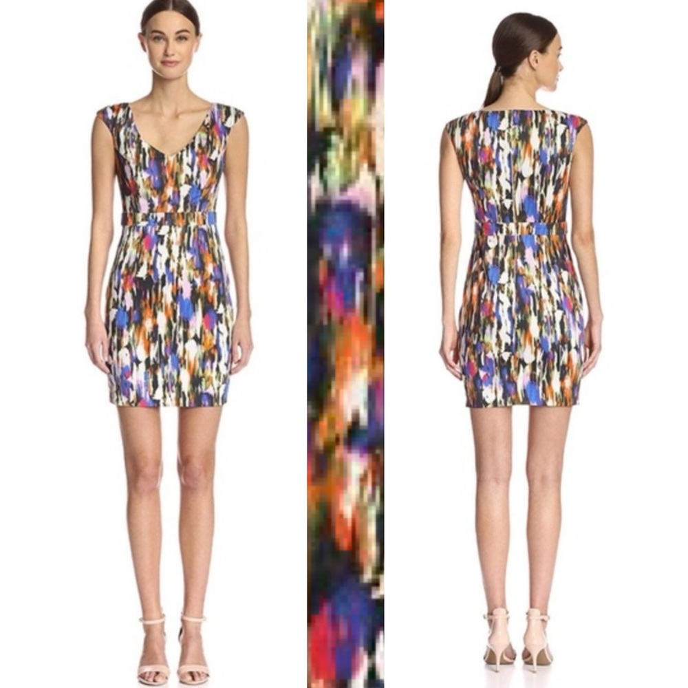 French Connection Record Ripple Sheath Sleeveless Dress size 6